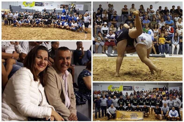La presentación del club y la I Copa de La Piconera tuvieron lugar este sábado en el terrero de Lomo Cementerio (Foto TA)